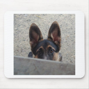 German shepherd puppy mousemat