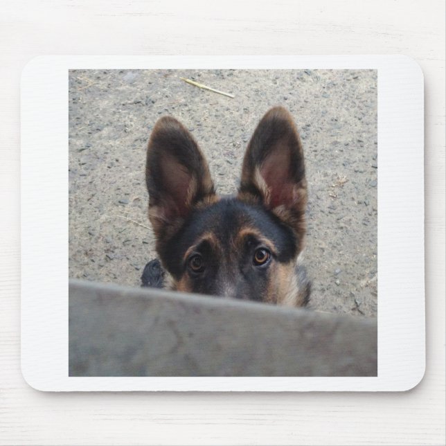 German shepherd puppy mousemat (Front)