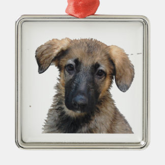 German Shepherd puppy ornament