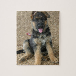 German Shepherd Puppy Puzzle