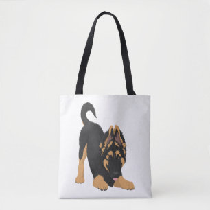 German Shepherd Puppy Tote Bag
