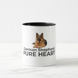 German Shepherd Pure Heart Mug – Loyal Dog Gift