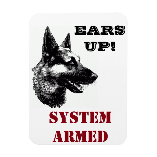 German Shepherd Rescue Central Tx funny magnet 3x4 (Vertical)