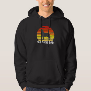 German Shepherd - Retro Shepherd Dad Shepard Dog Hoodie