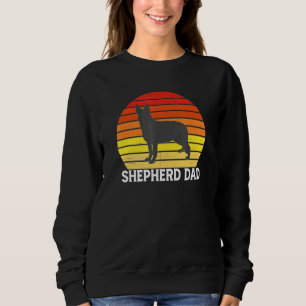 German Shepherd - Retro Shepherd Dad Shepard Dog Sweatshirt