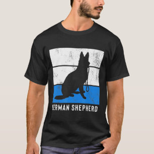 German Shepherd Retro T-Shirt