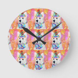German Shepherd        Round Clock