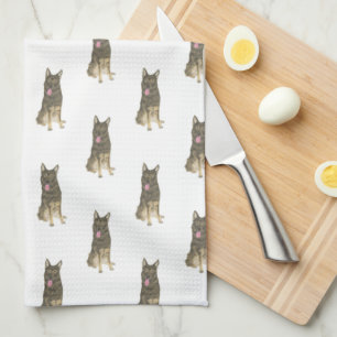 German Shepherd (Sable) Tea Towel