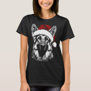 German Shepherd Santa Hat Christmas Xmas Pajama Wo T-Shirt