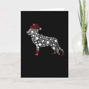 German Shepherd Santa Shirt Christmas Owner Gifts Card