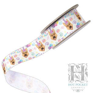 German Shepherd Satin Ribbon