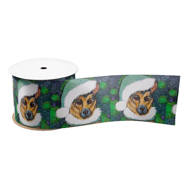 GERMAN SHEPHERD   SATIN RIBBON (Spool)