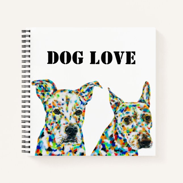 German Shepherd Shar pei & Pitbull Lab Notebook (Front)