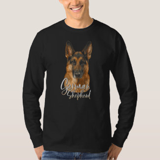 German Shepherd Sharp Dog  Dogs T-Shirt