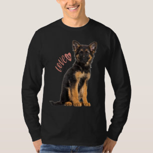 German Shepherd Shepard Dog Mom Dad Love Pet 4 T-Shirt