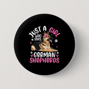 German Shepherd Shirt For Girls Women German Sheph 6 Cm Round Badge