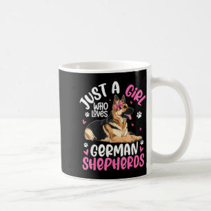 German Shepherd Shirt For Girls Women German Sheph Coffee Mug