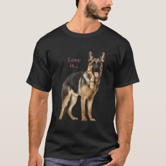 German Shepherd Shirt Shepard Dog Mum Dad Love Pet