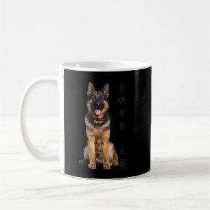 German Shepherd Shirt Shepard Dog Mum Dad Love Pet Coffee Mug