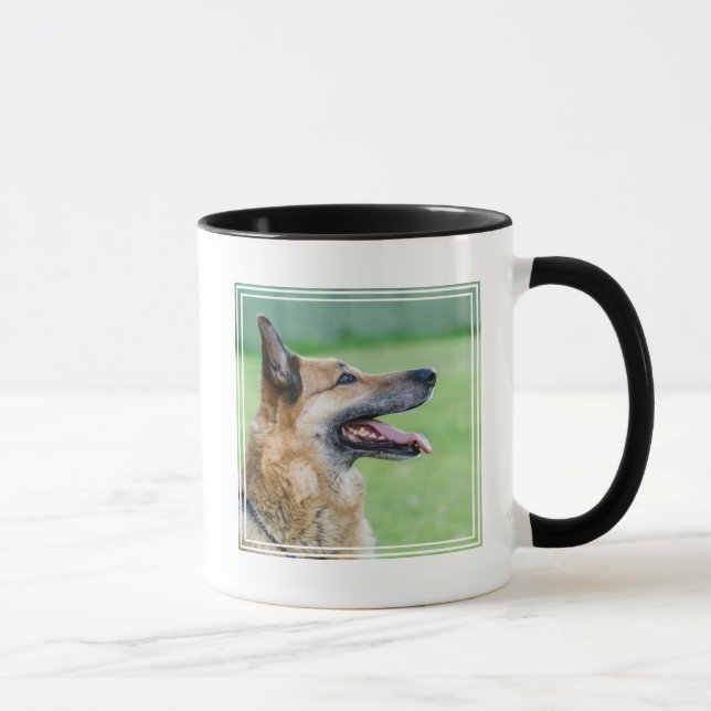 German Shepherd Side Portrait Mug (Right)