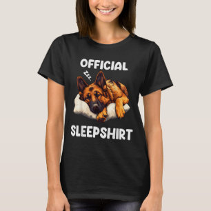 German Shepherd Sleepshirt Dog Lover Pajamas  T-Shirt