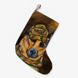 German Shepherd        Small Christmas Stocking