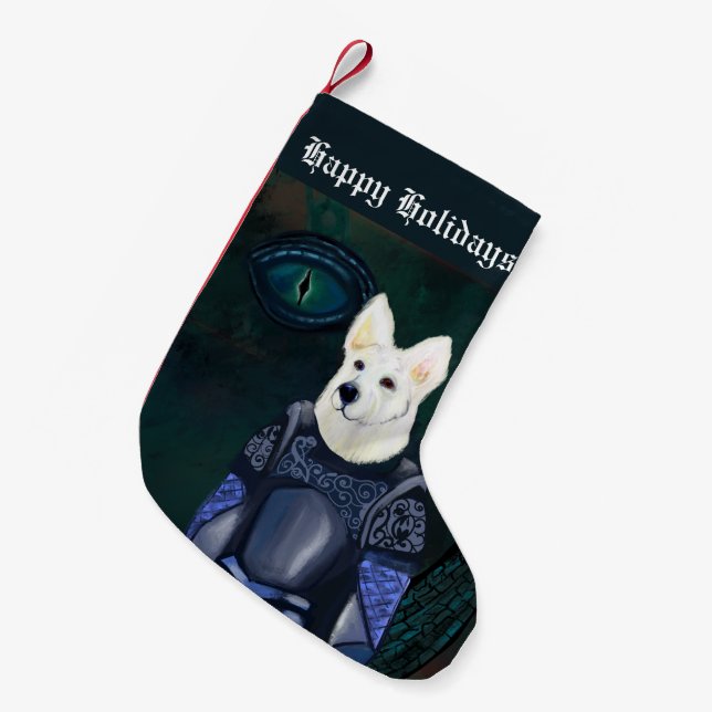 German Shepherd           Small Christmas Stocking (Front (Hanging))