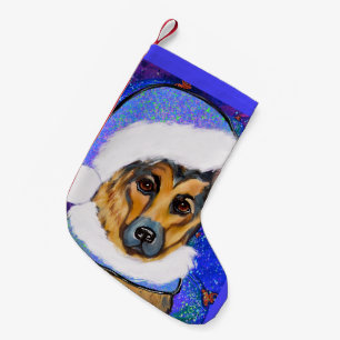 German Shepherd        Small Christmas Stocking