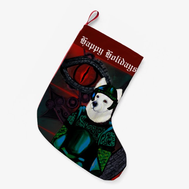 German Shepherd           Small Christmas Stocking (Front (Hanging))
