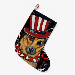 German Shepherd Small Christmas Stocking