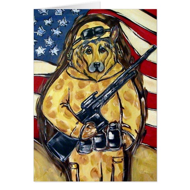 German Shepherd Soldier (Front)