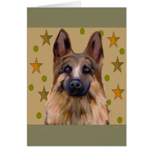 German Shepherd Soldier Art