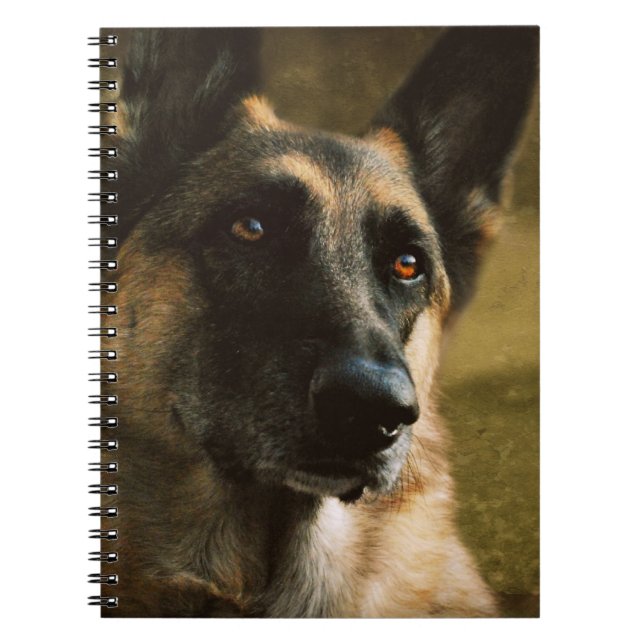 German Shepherd Spiral Note Books (Front)