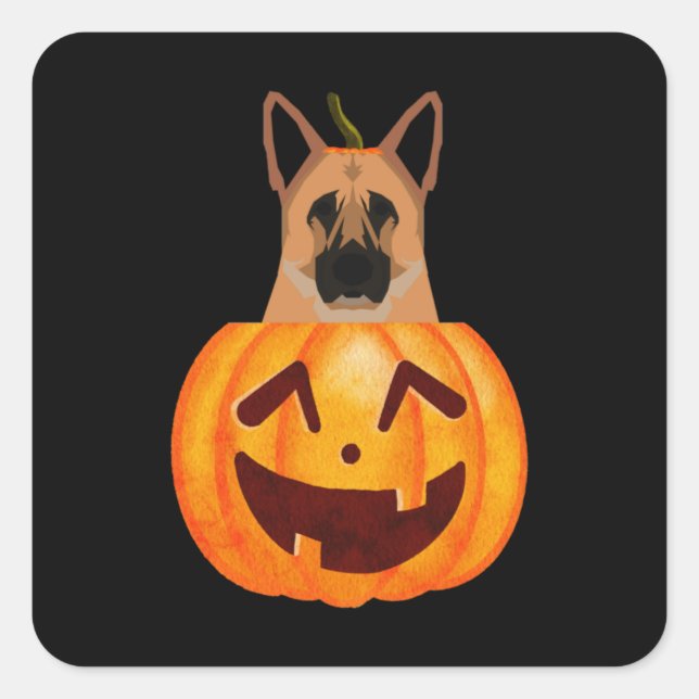 German Shepherd          Square Sticker (Front)