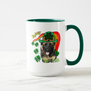 German Shepherd St Patricks Day Mug