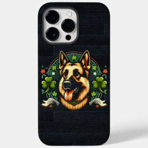 German Shepherd St Patrick's Day Shepherd Dog Gift Case-Mate iPhone 14 Pro Max Case