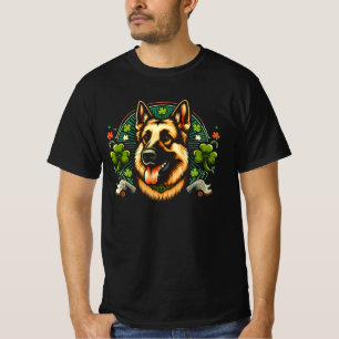German Shepherd St Patrick's Day Shepherd Dog Gift T-Shirt