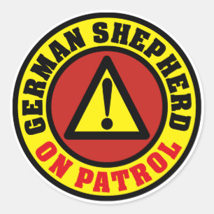 german shepherd sticker