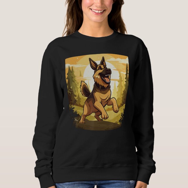 German Shepherd Sweatshirt (Front)