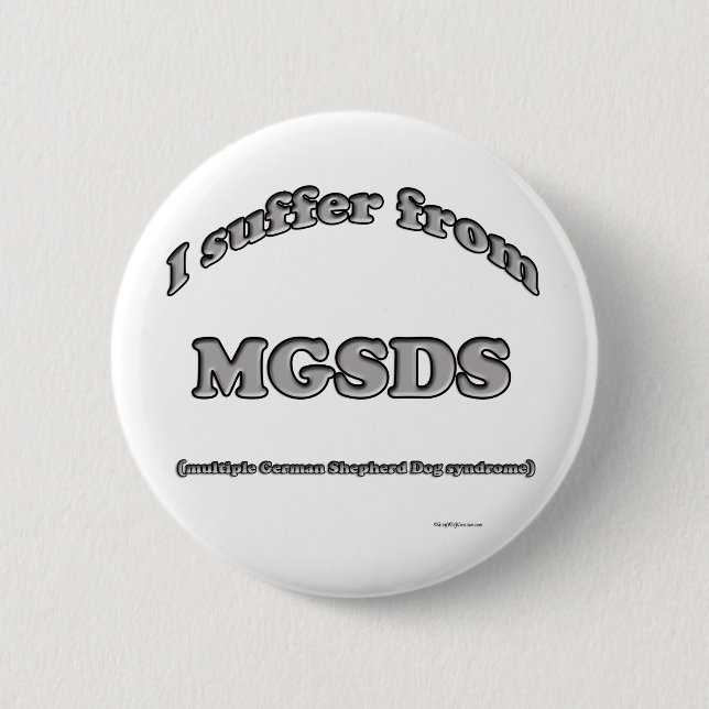 German Shepherd Syndrome - Button (Front)