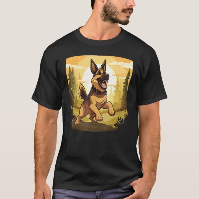 German Shepherd T-Shirt (Front)