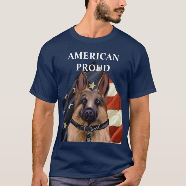 German Shepherd  T-Shirt (Front)