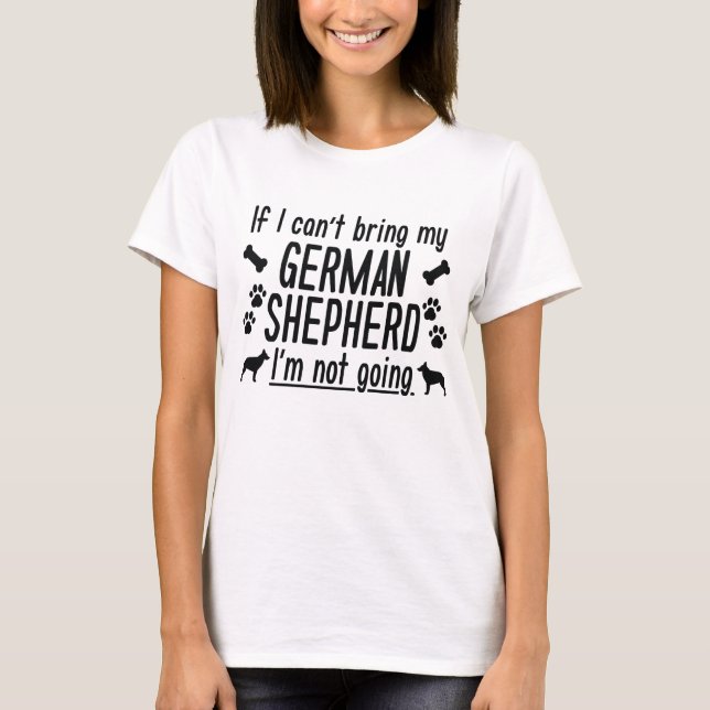 German Shepherd T-Shirt (Front)