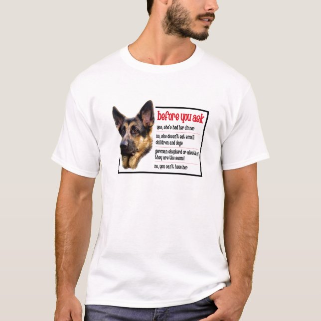 German Shepherd T-Shirt (Front)