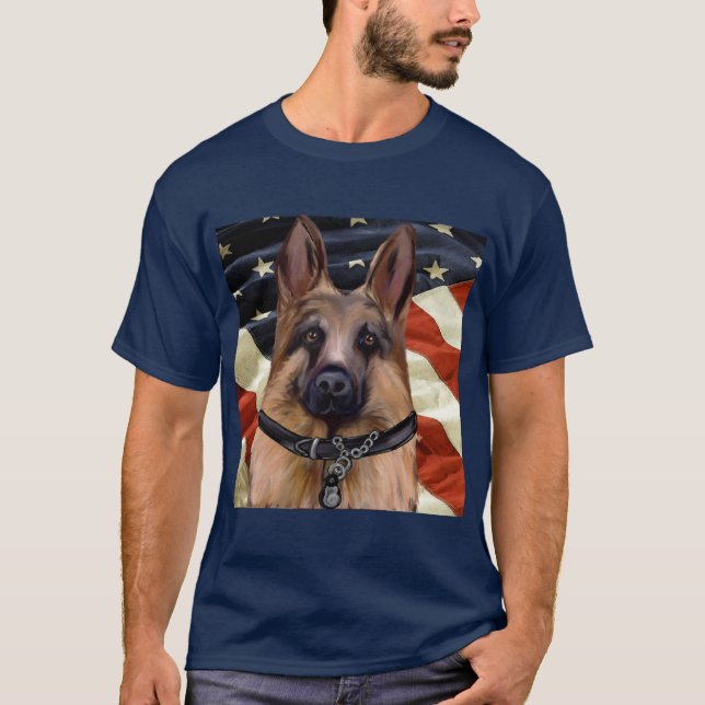 GERMAN SHEPHERD T-Shirt (Front)
