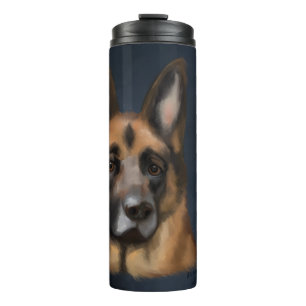 GERMAN SHEPHERD  THERMAL TUMBLER