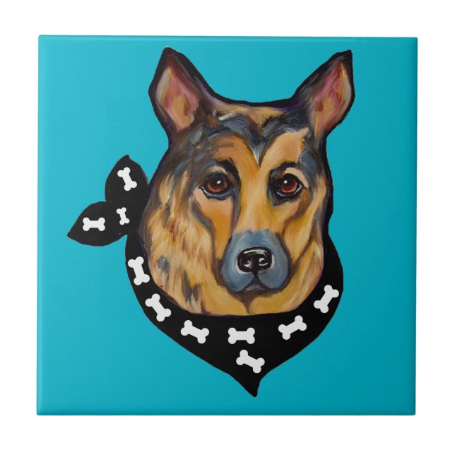 GERMAN SHEPHERD TILE (Front)