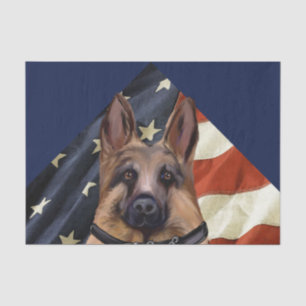 German Shepherd Tissue Paper