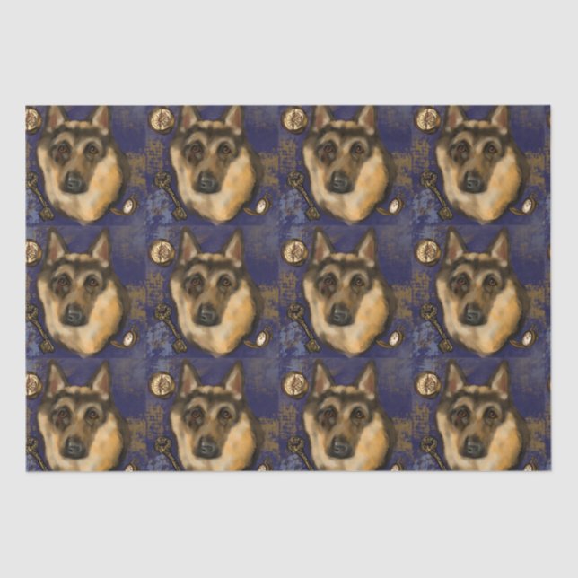 German Shepherd   Tissue Paper (Front)