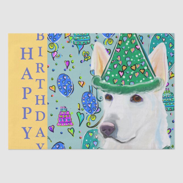 GERMAN SHEPHERD  TISSUE PAPER (Front)